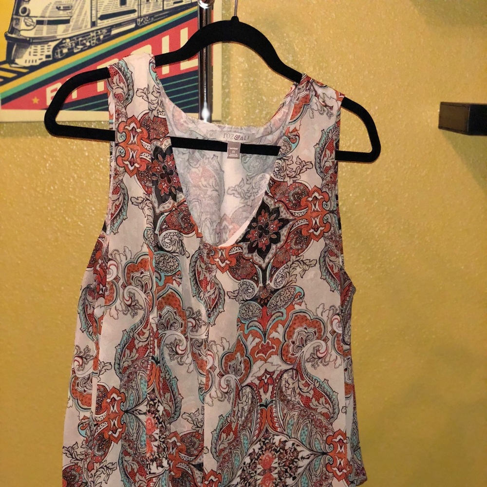 Sleeveless Dress Blouse